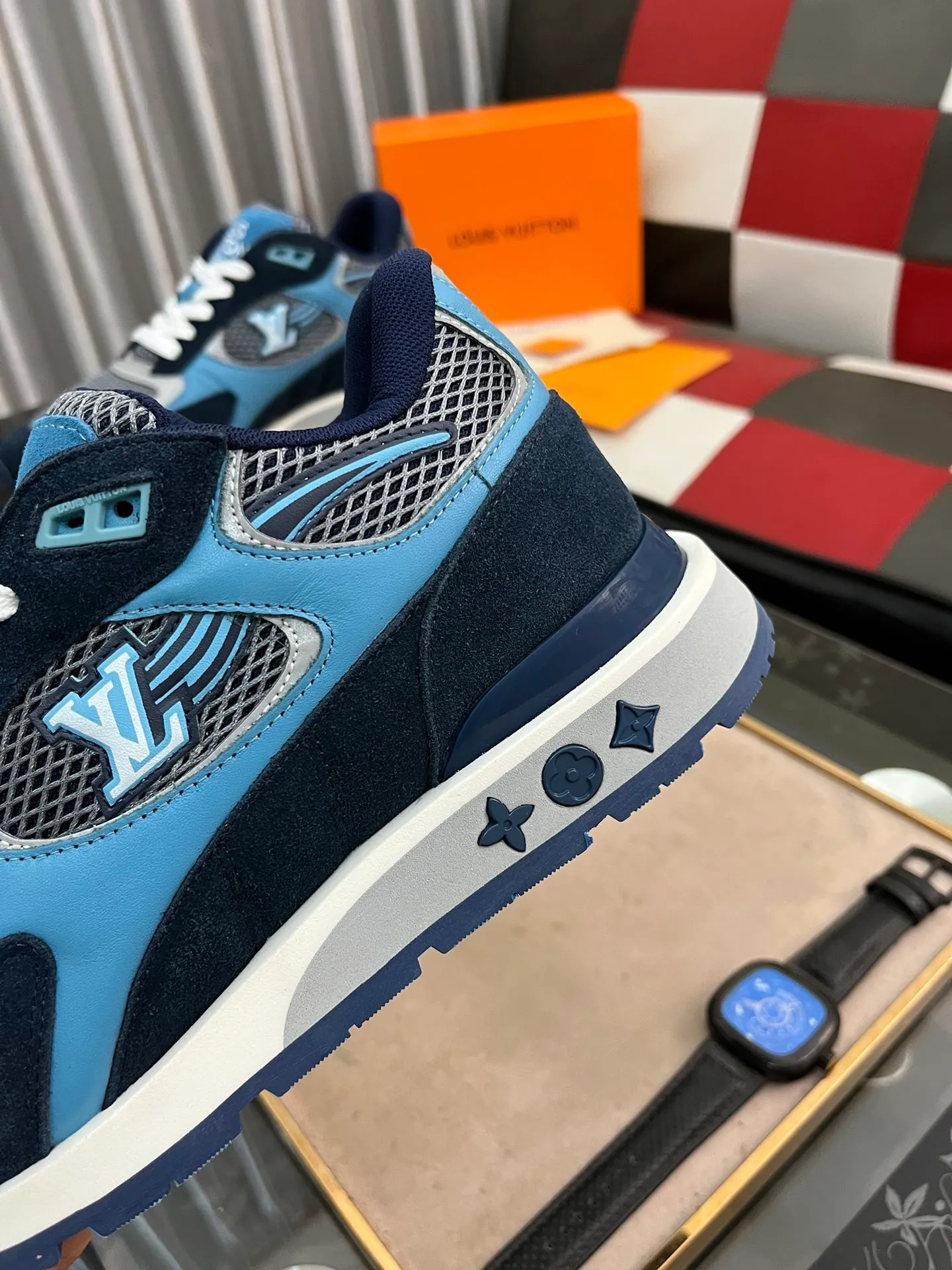 Men's Men's Shoes 💰660⌚️⌚️【LOUIS VUITTON) New 🍀LV Louis Vuitton*——LV classic dad shoes trendy shoes! Made of imported original soft calf leather, imported fly woven lining. Original wear-resistant rubber outsole! High quality products! Code number: 38-44